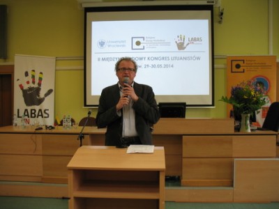 L. Donskis at the International Lithuania Congress in Wroclaw